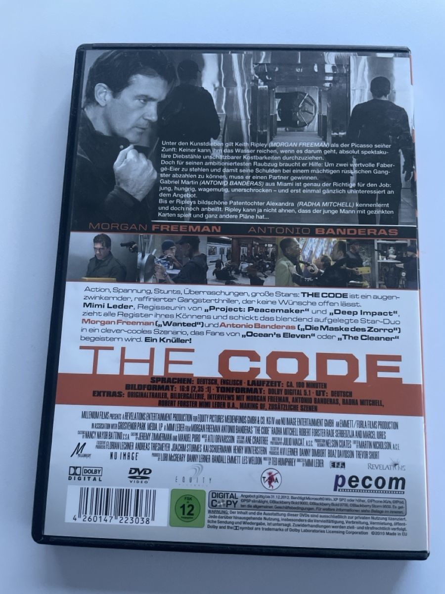Tutti i DVDs: DVD The Code - Vertraue keinem Dieb - mit Digital Copy – Usato da Sargans venduto da Didis 1