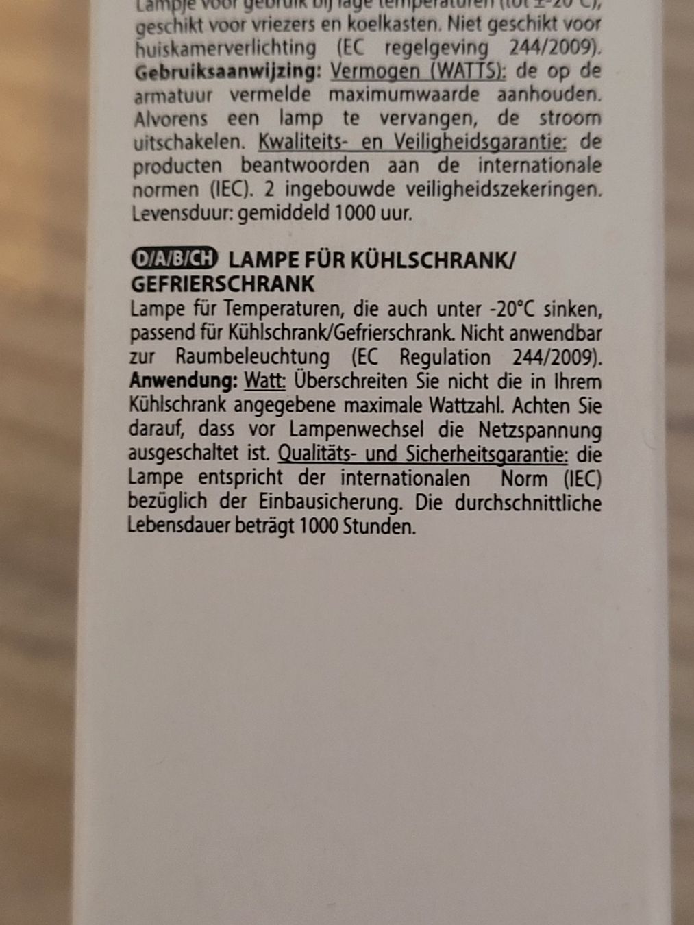 Lampade: Kühlschranklampe Wpro 40W T-CL – Nuovo e nell'imballaggio originale da Fehraltorf venduto da uncle_bob 2