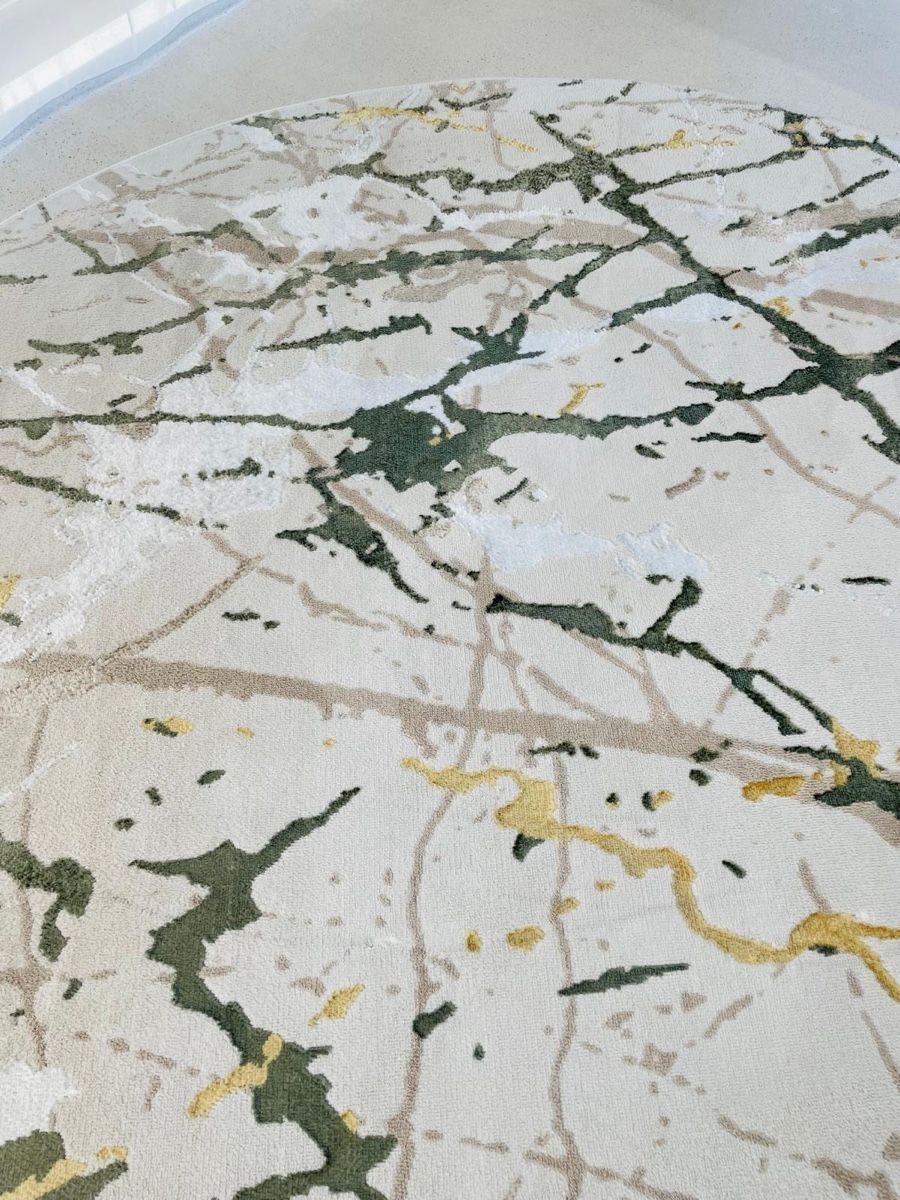 Teppiche: Runder Teppich Kurzflor glänzend – Gebraucht aus Binningen von DesignFanatic 1