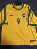 RONALDO BRASILIEN FUSSBALL TRIKOT 1998 NIKE