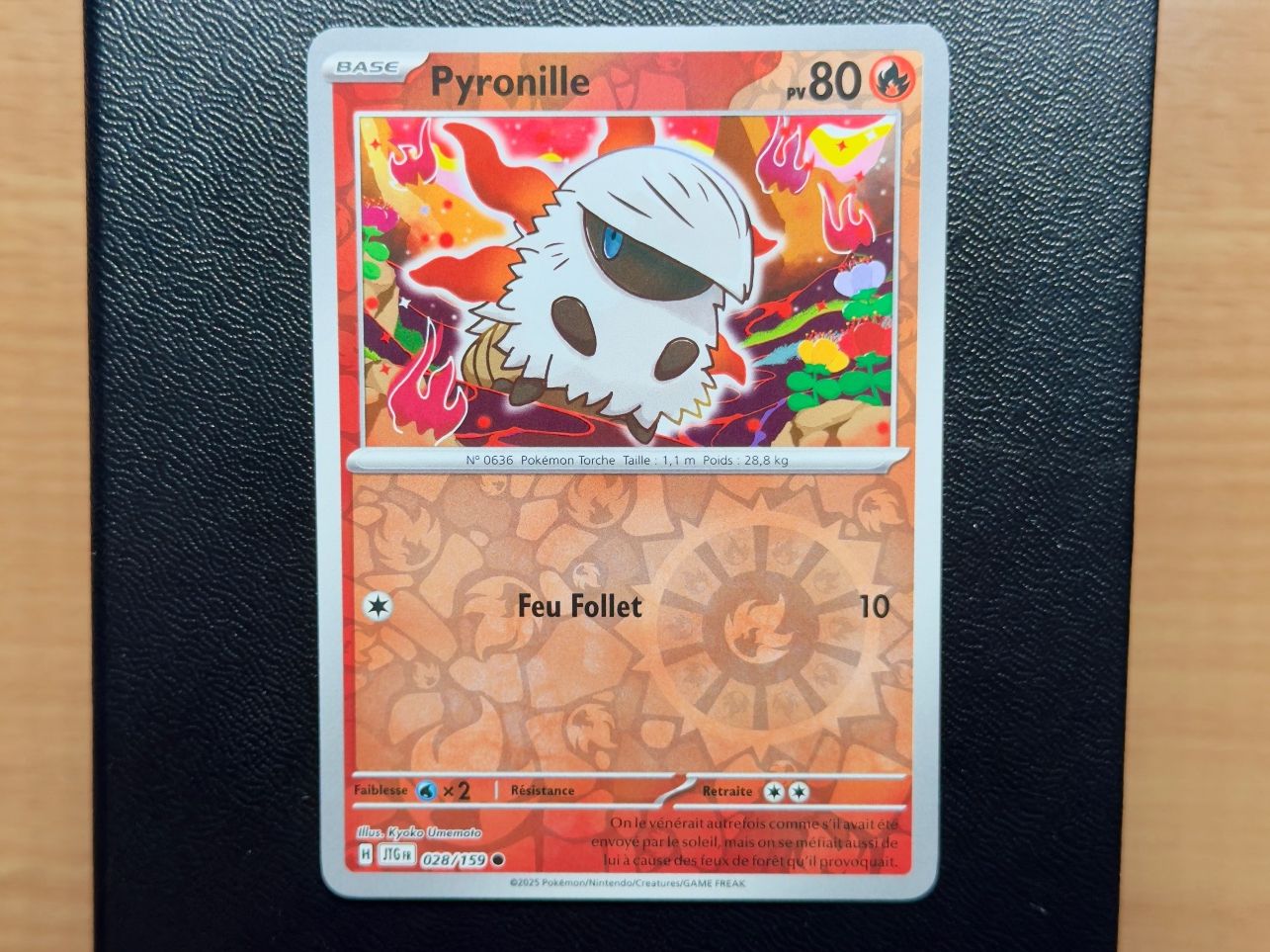 Pokémon Carte collezionabili: Pyronille Reverse (028/159) - AVENTURES ENSEMBLE - JTG FR – Usato da Chézard-St-Martin venduto da Kro_Cards