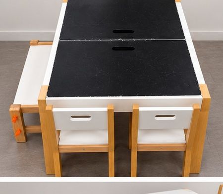 Set tavolo e sedie: Kindertisch mit Stühlen Holz Weiss – Usato da Neuenhof venduto da newbie 5