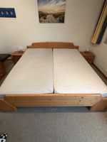 echt Holzbelz mit Lattenrosten