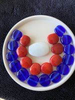 Handgemachte Mosaik Glasperlen gelocht*Mix*