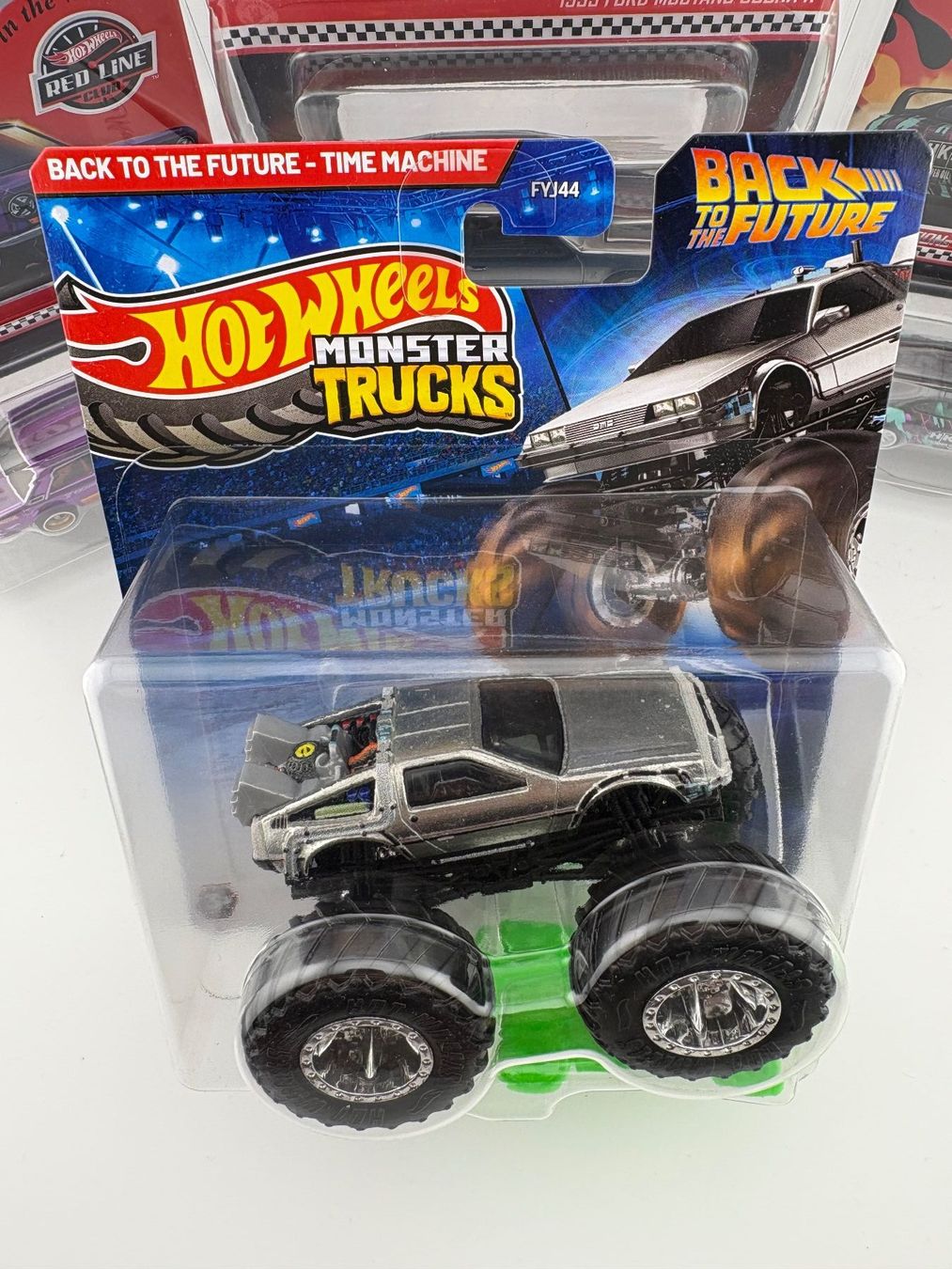 Hot Wheels Voitures modèles: Hot Wheels Monster Trucks Back to the Future Time Machine – Neuf avec emballage d'origine à Flawil par HeisseReifen 1