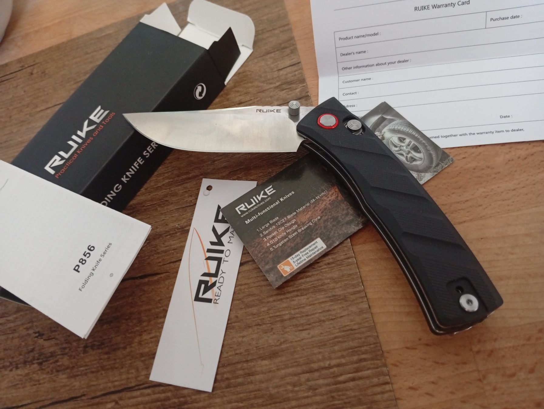 Zubehör: Taschenmesser Klappmesser Sackmesser Ruike – Neu und originalverpackt aus Winterthur von Rogue01 5