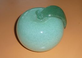Schönes schweres Glas, Apfel