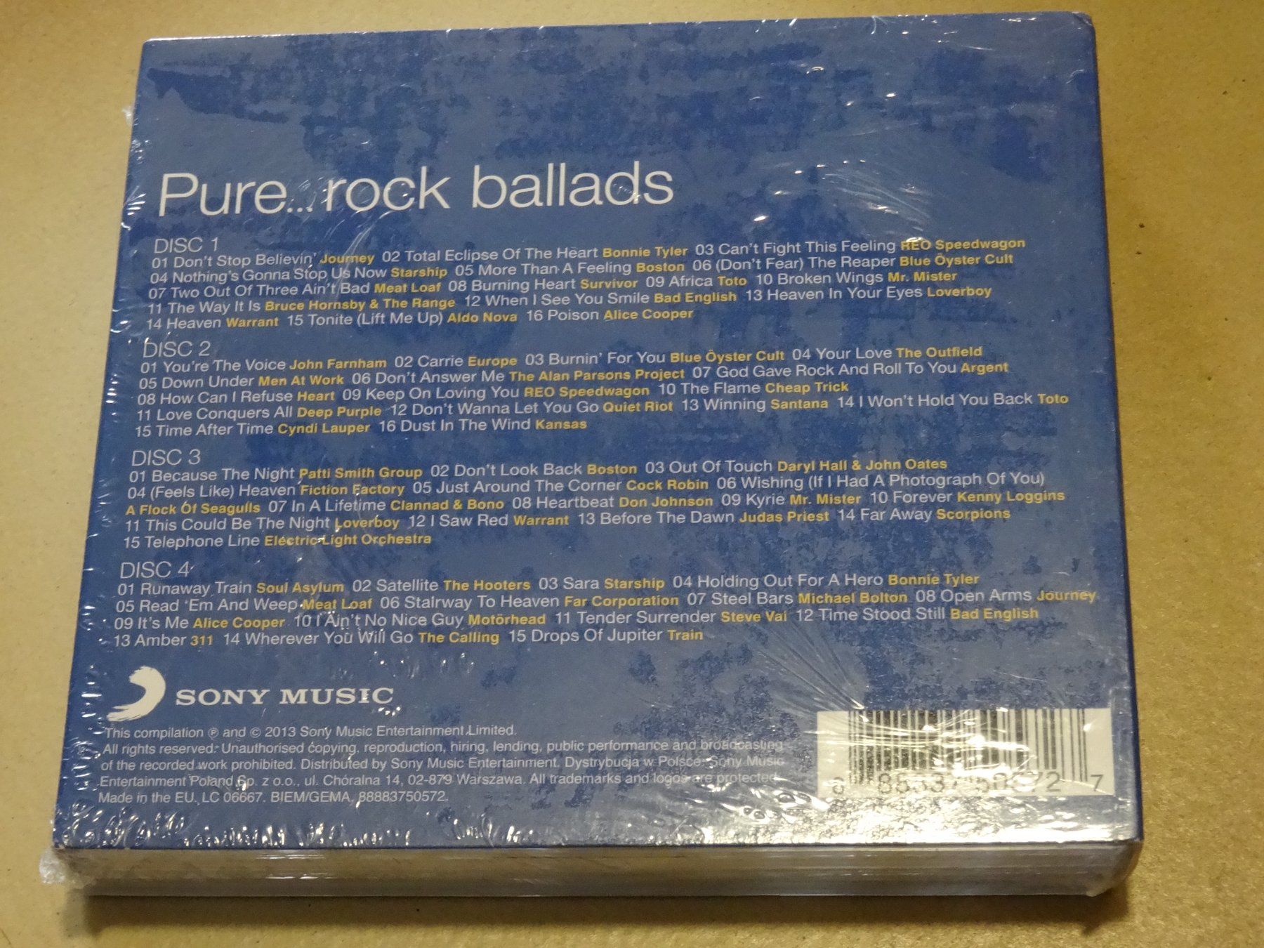 CD: CD Box Pure Rock Ballads 4 CDs – Nuovo (secondo la descrizione) da Olten venduto da Disc-Ausverkauf 1
