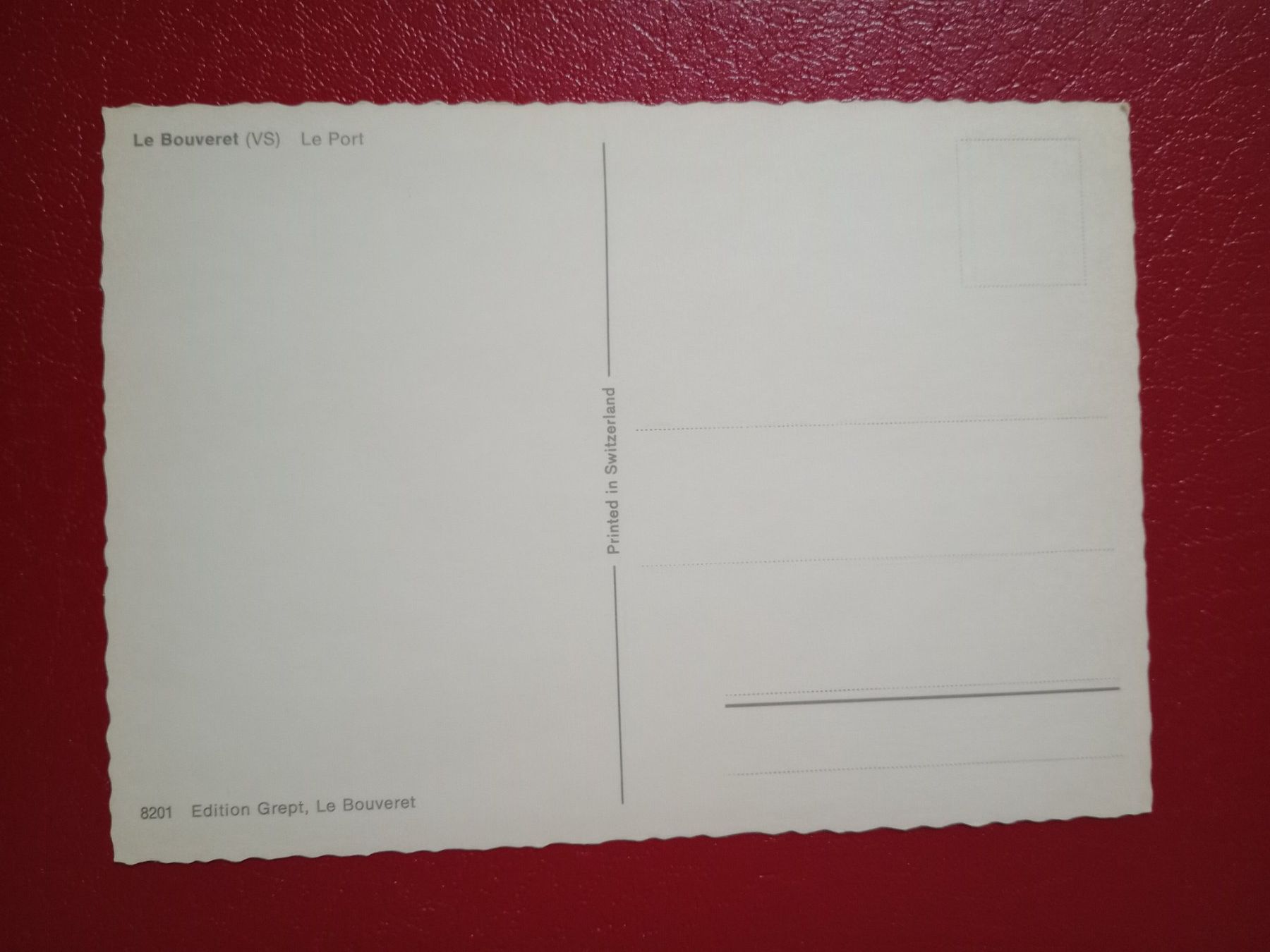 Cartoline postali: Le Bouveret Le Port – Usato da Küttigen venduto da Melisch1000 1