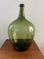 Grüne Ballonflasche / Korbflasche