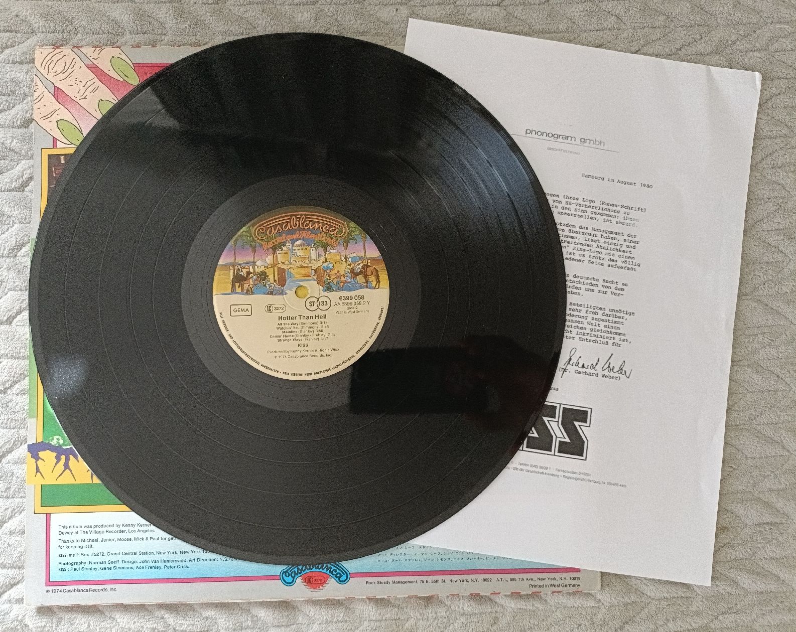 Vinyles: KISS - Hotter than hell LP – D'occasion à Luzern par cryptonic79 2