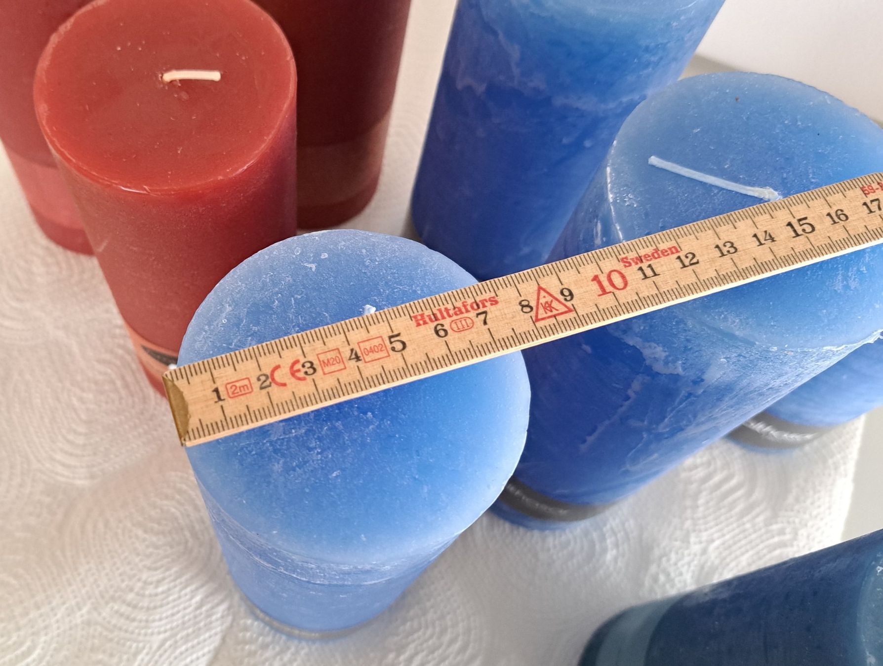 Bougies: 8 Stk. Kerzen, verschiedene Farben,  Neuwertig – Neuf (Voir description) à Langendorf par thesi246 5