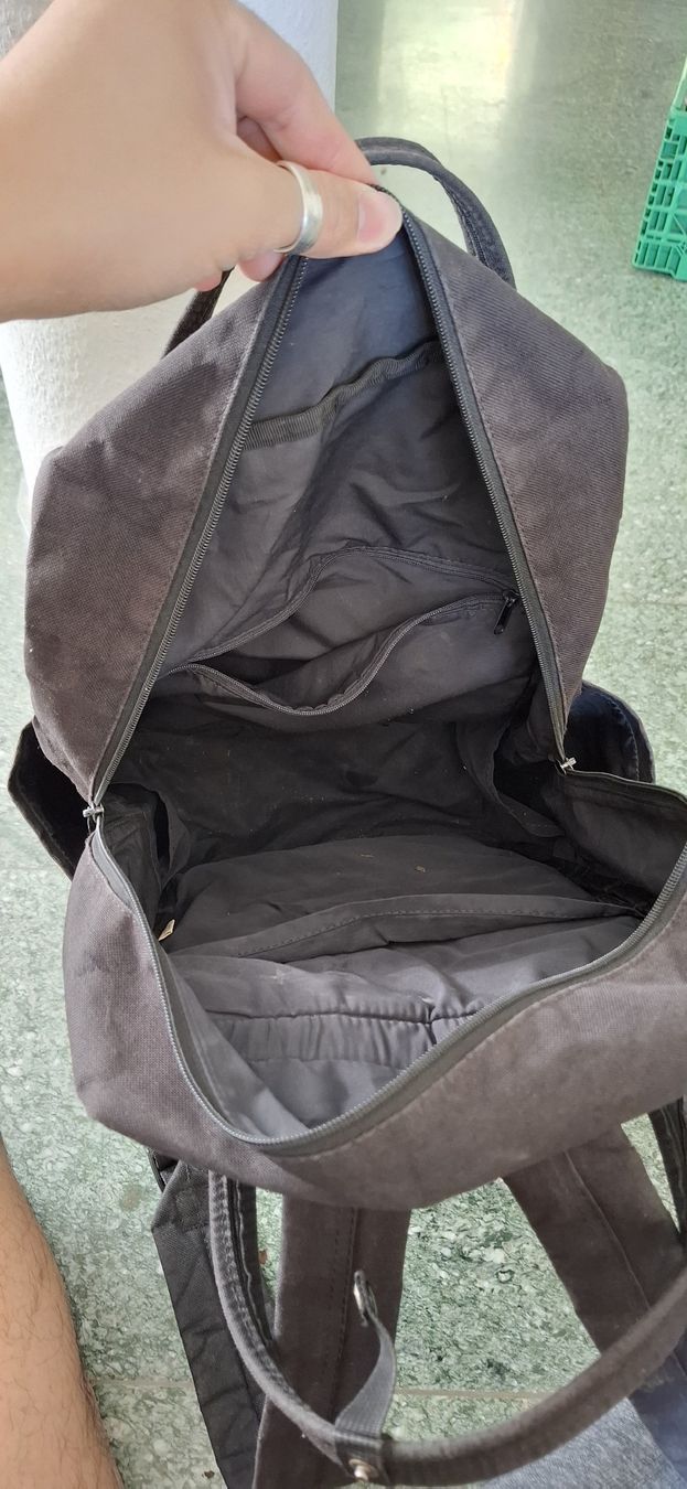 Zaini: Anello Canvas Rucksack, Schwarz – Usato da Liestal venduto da Galog91 3