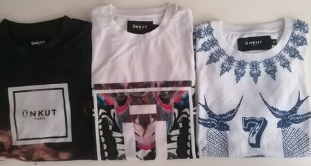 Lot tshirts Ünkut 