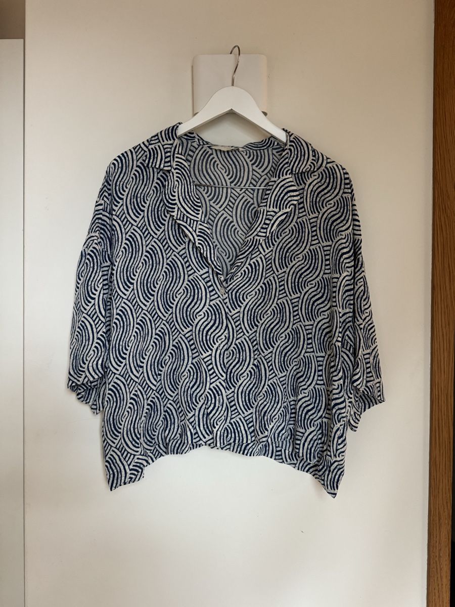 H&M Lotti di vestiti: H&M set, weite Stoffhose mit Bluse, L – Nuovo (secondo la descrizione) da Weesen venduto da sannevanrijn 3