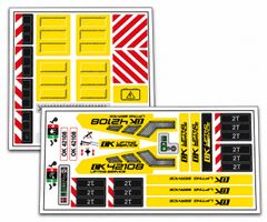 Lego Stickerset für Set 42108