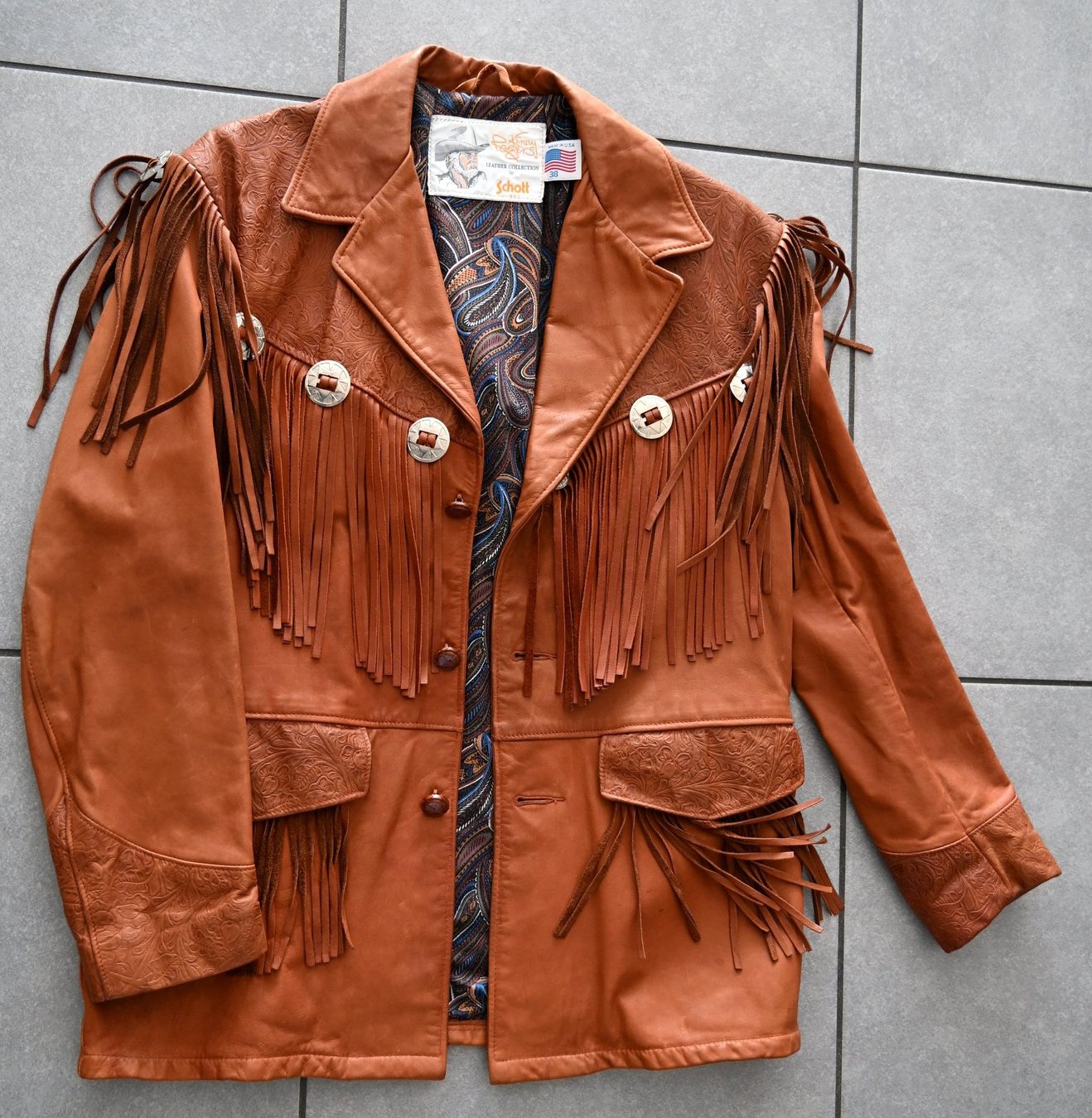 Jacken: Lederfransenjacke "Kenny Rogers" – Gebraucht aus Rothrist von pattm2011