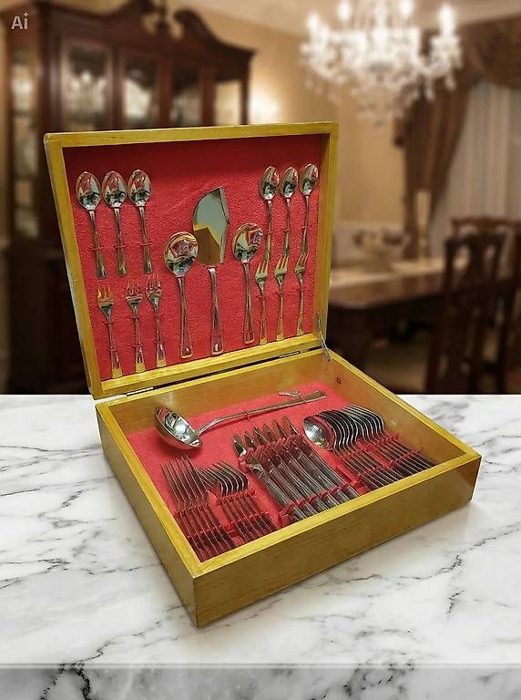Set di posate: Boite de couverts  . 87 pieces – Usato da kloten venduto da elbeuf