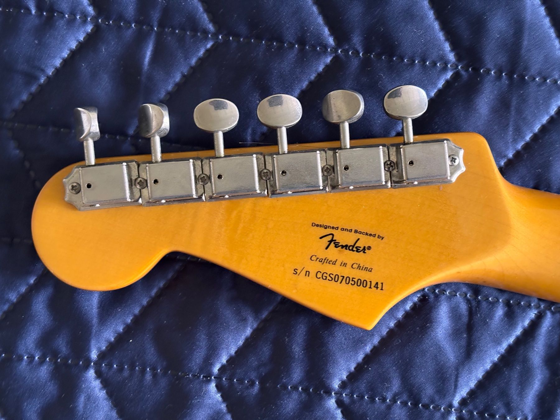 Squier Strumenti musicali: 2007 Fender Squier 50's Classic Vibe Stratocaster – Usato da Buch SH venduto da JTThomas 4