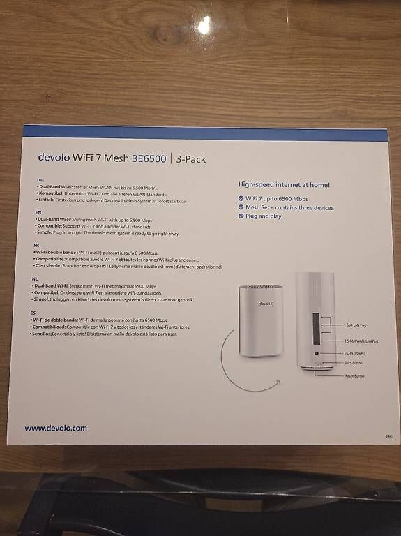 Devolo Modems & Routeurs: Devolo WiFi 7 Mesh BE6500 Double Bande Pack 3 – Neuf avec emballage d'origine à Champagne par mar_yp55 1