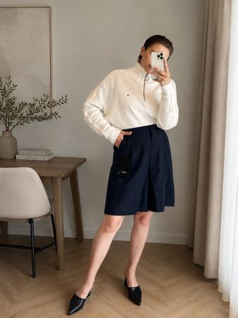 Max Mara Bermudas Shorts, new, 98% Schurwolle