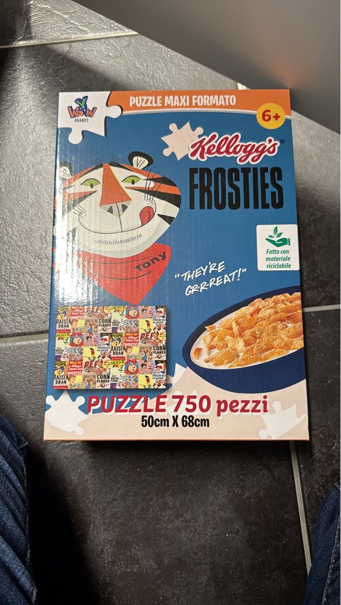 Puzzles: Puzzle Kellogg's Frosties 750 pièces – Neu und originalverpackt aus Blonay von Simba1094