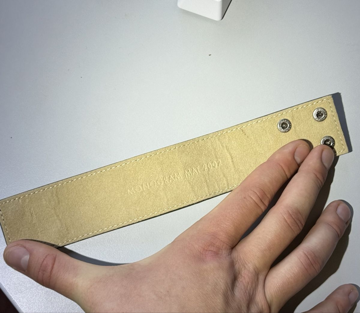 Louis Vuitton Armbänder & -reifen: Vintage 2002 Louis Vuitton monogram mat leather bracelet – Neu (gemäss Beschreibung) aus Bern von MaxiSeller 8