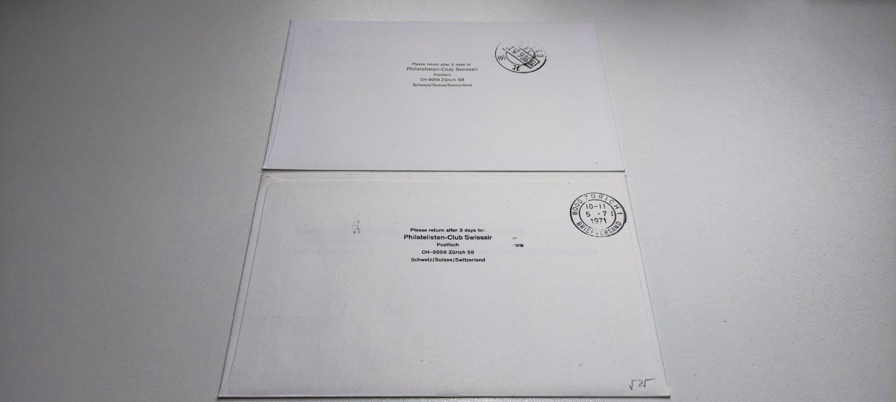 Tutti i francobolli: 2x Ersttagsbrief Aua und Swissair MD11 – Usato da Baar venduto da Maxlee75 1