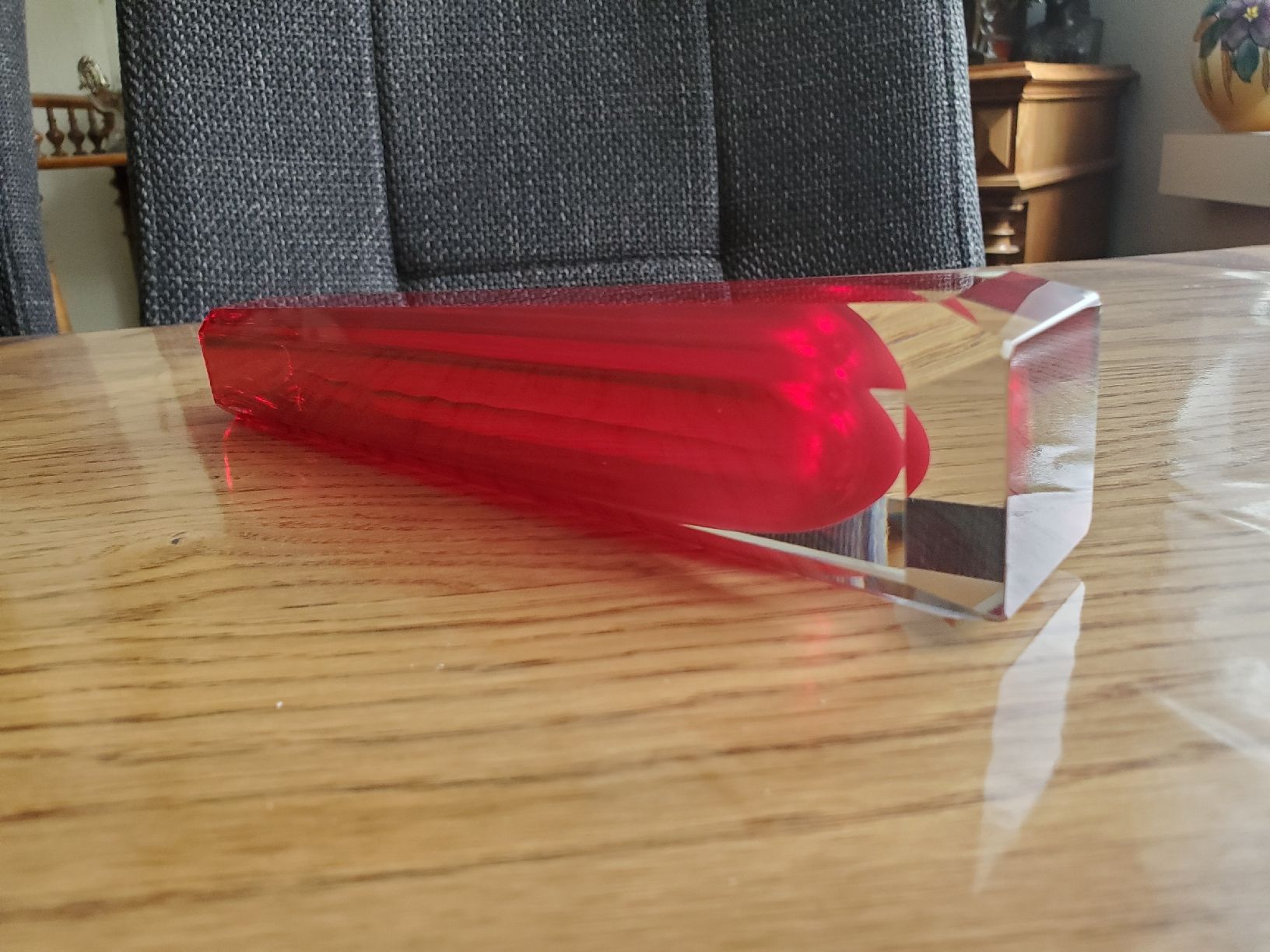 Vasi & Recipienti: Rote Mid-Century Blockvase – Usato da Frauenfeld venduto da BeneFull 1