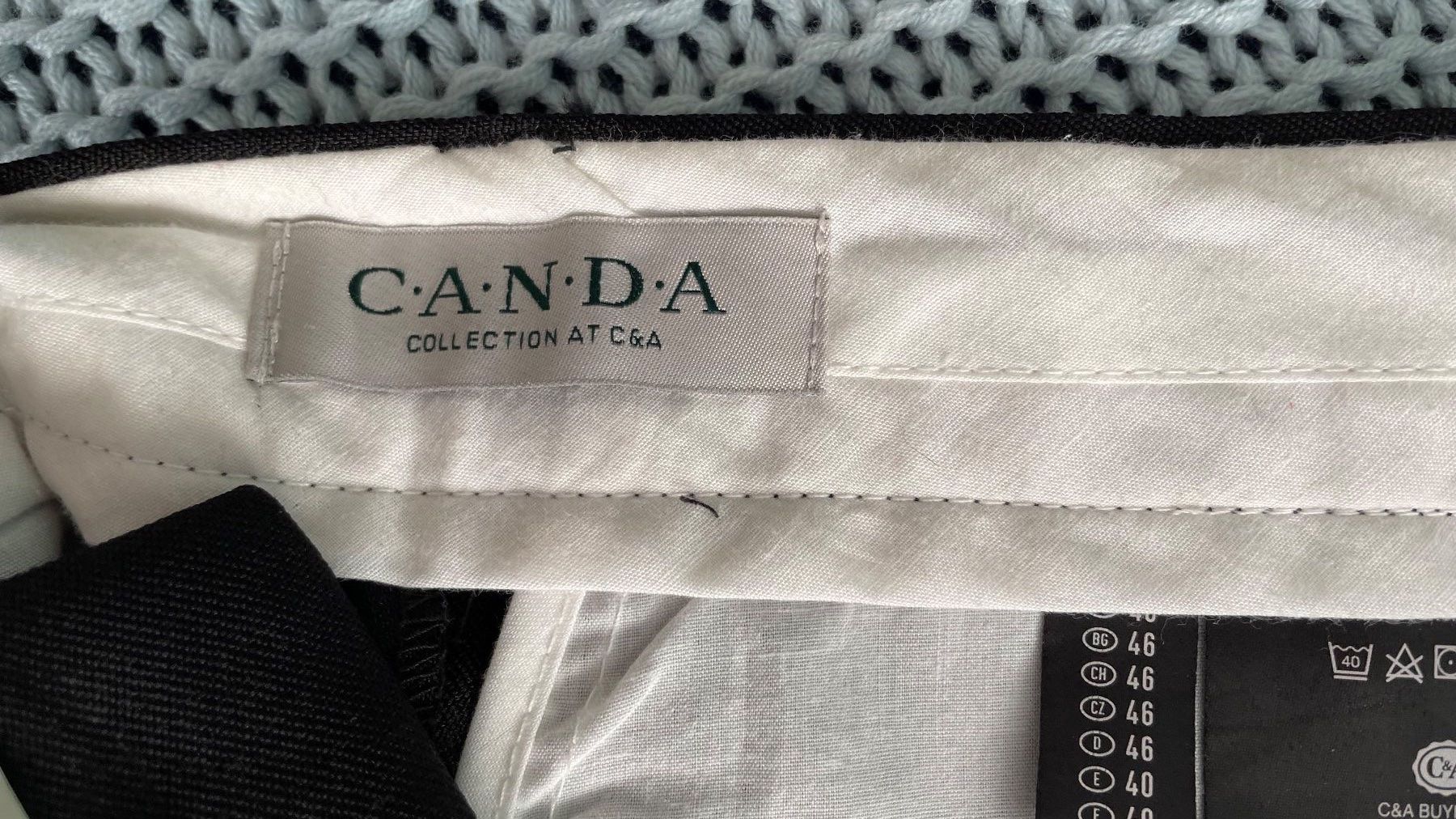 C&A Pantaloni: Anzughose schwarz – Usato da Schaffhausen venduto da Bootes 2