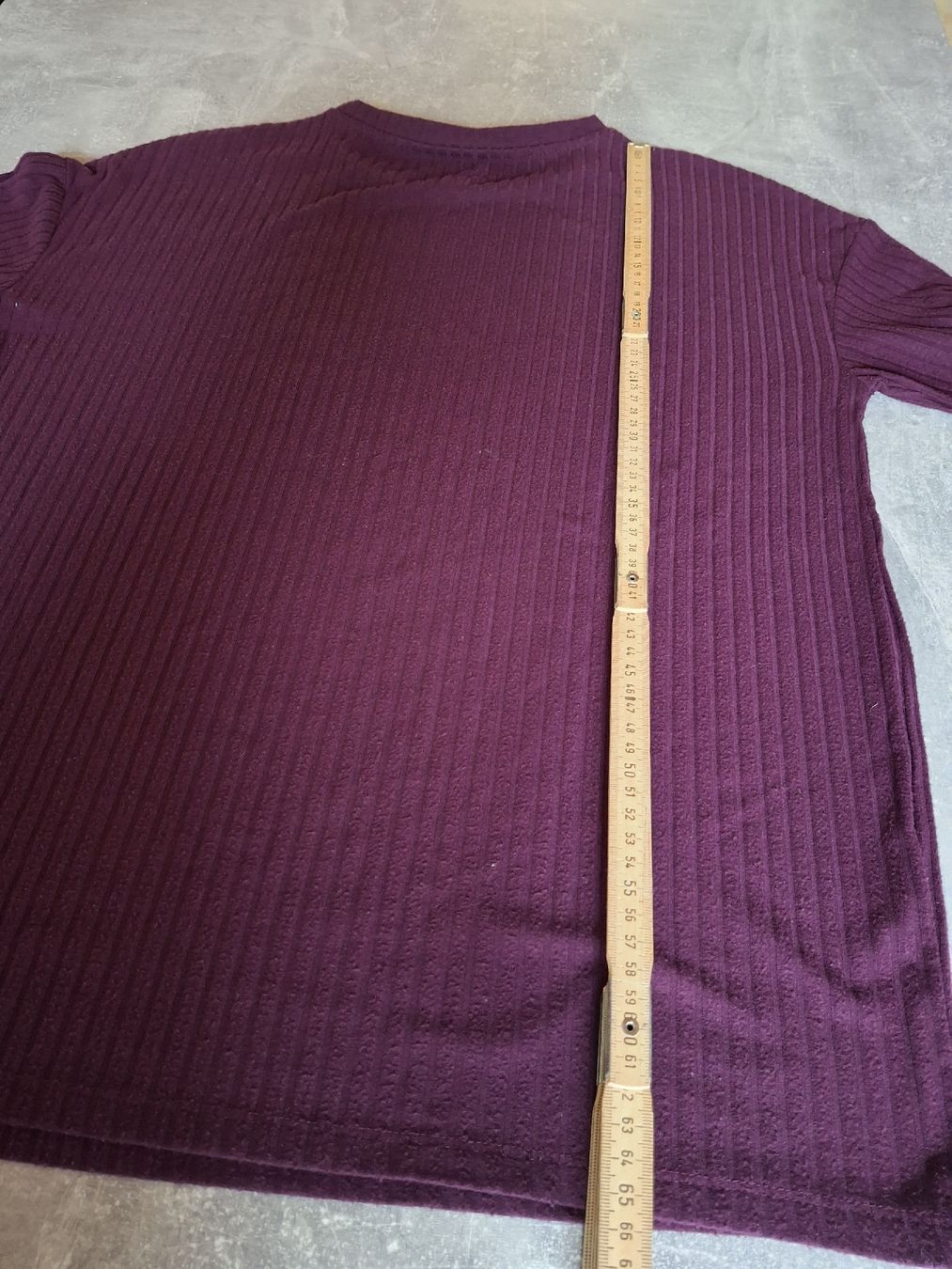 Pullover & Sweatshirts: Pull manches longues côtelé prune Amisu taille S – Gebraucht aus Villiers von san_jn5w 5