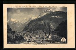 Amsteg /Col Windgälle, Ortsansicht mit 