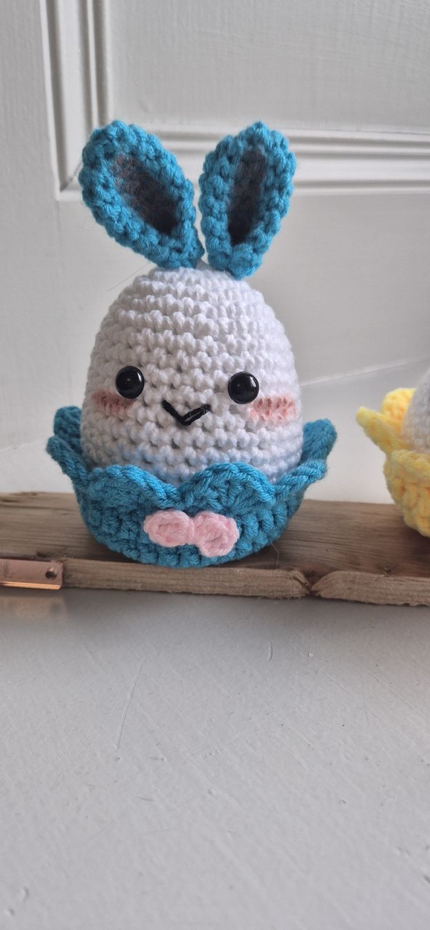 Tutte le decorazioni: Handgemachte Osterhasen Deko - Häschen im Ei, 3er Set – Nuovo (secondo la descrizione) da Ittigen venduto da ann_6qvq 2