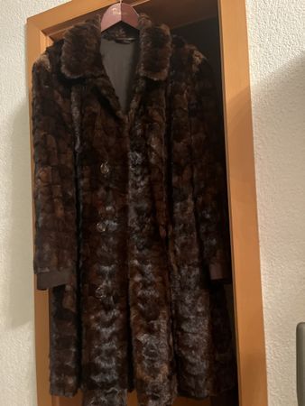 Eleganter Unisex Nerzmantel Charles  Kunz Gr.42 für Winter