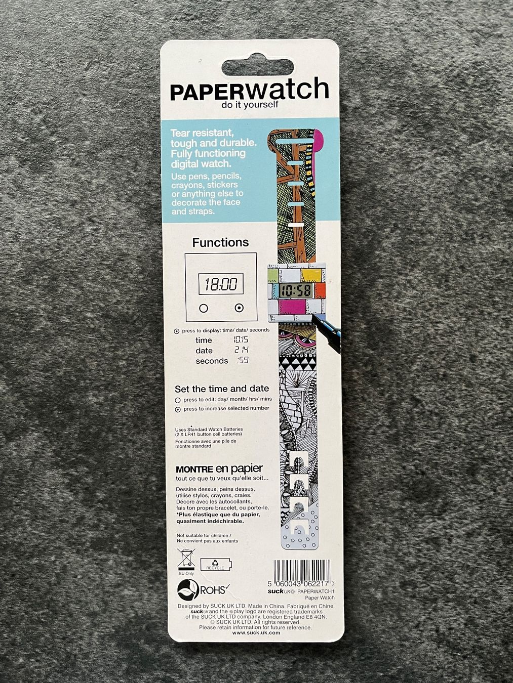 Orologi: Paperwatch von SUCK – Nuovo (secondo la descrizione) da Kilchberg ZH venduto da Simlife 1
