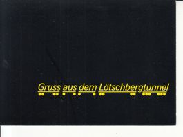 Lötschbergtunnel 1983