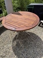 Zebra Mikado Gartentisch – Ø 110 cm