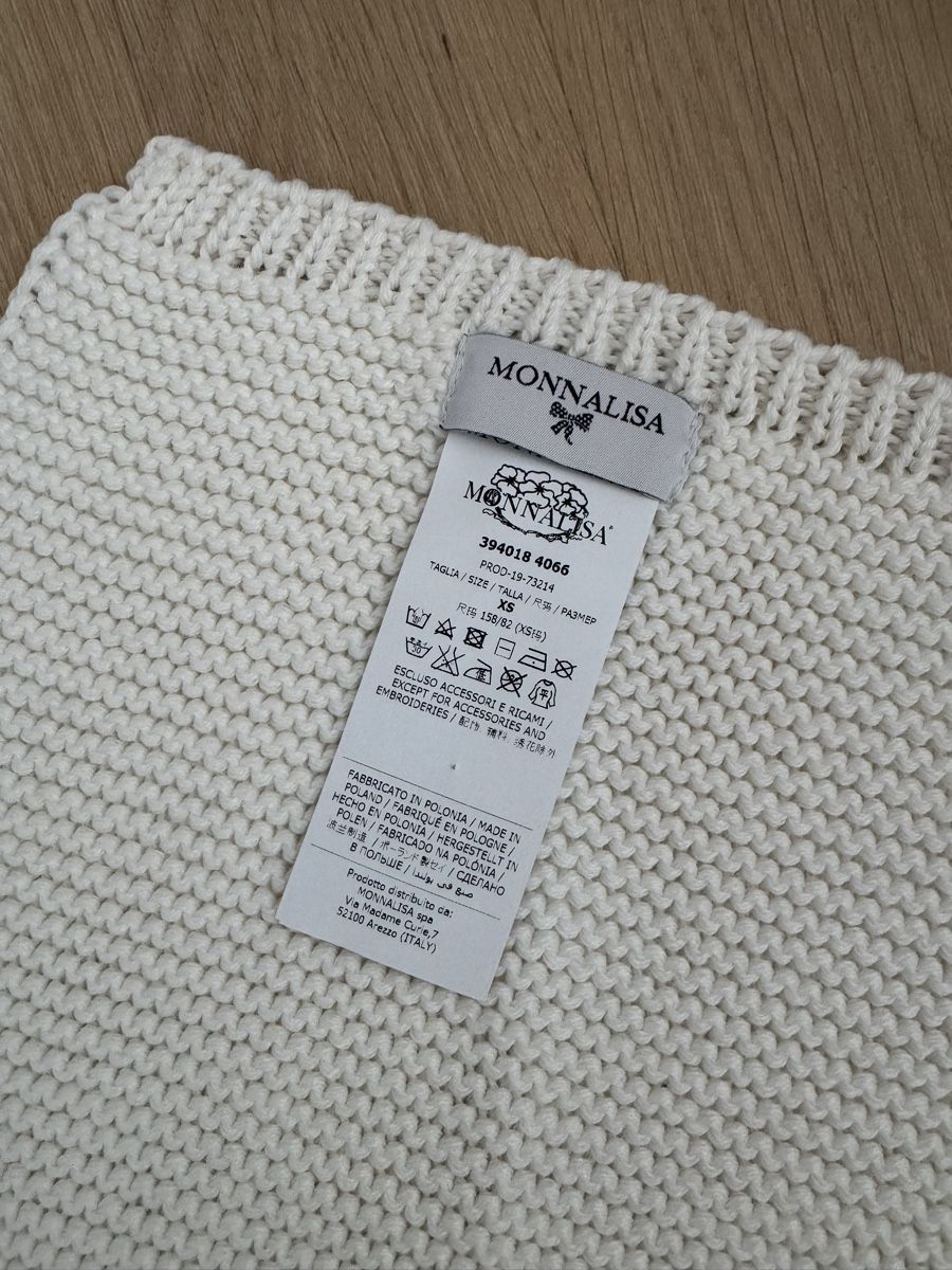 Sonstige Jungenkleidung: Monnalisa Strickschal Grösse 104-110 – Neu und originalverpackt aus Laufen von AnnaBlunschi 2