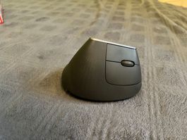 Vertikale Maus (Logitec) schwarz guter Zustand