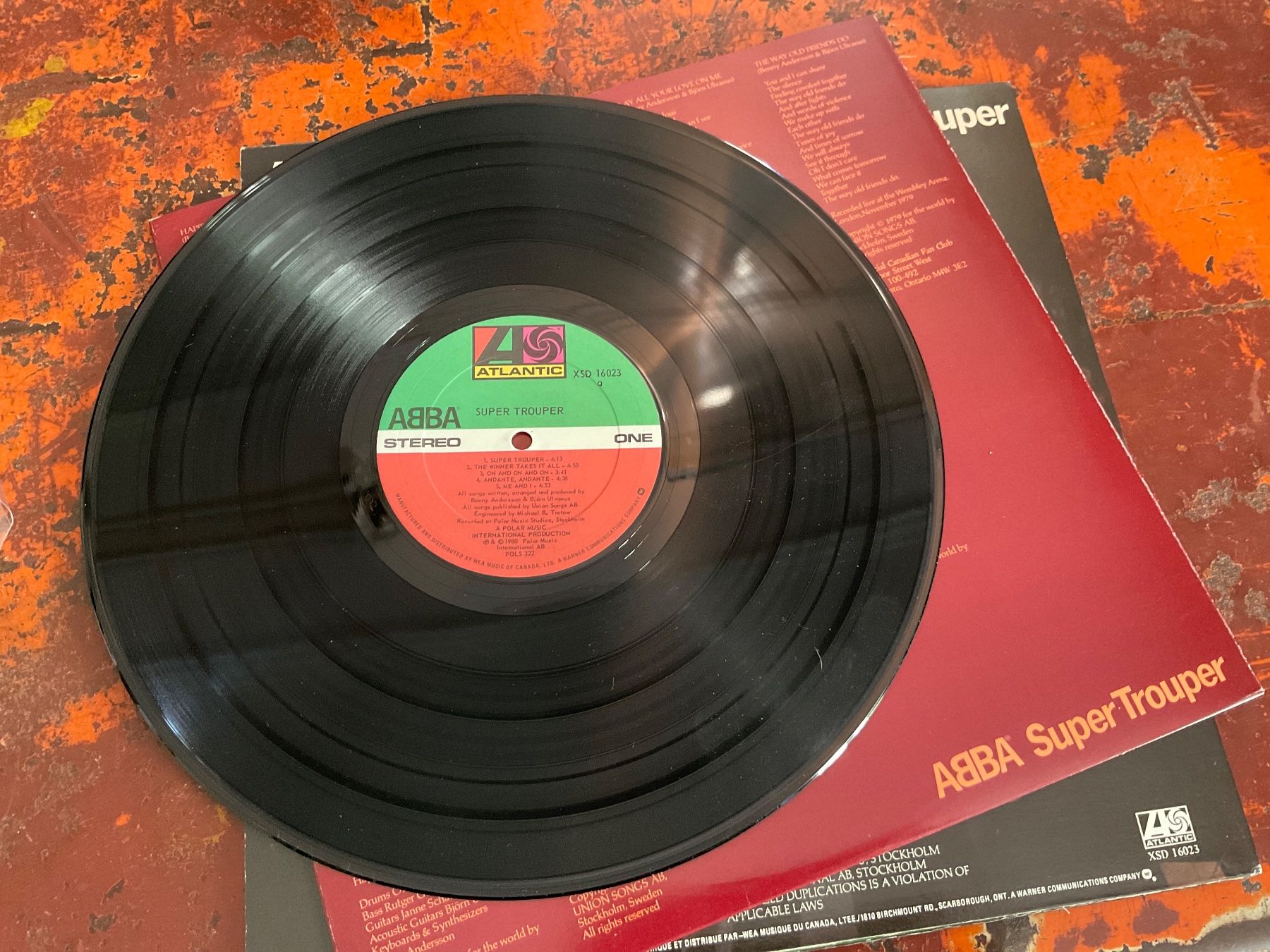 Vinyles: ABBA Super Trouper LP – D'occasion à Delémont par vinylfreak01 2