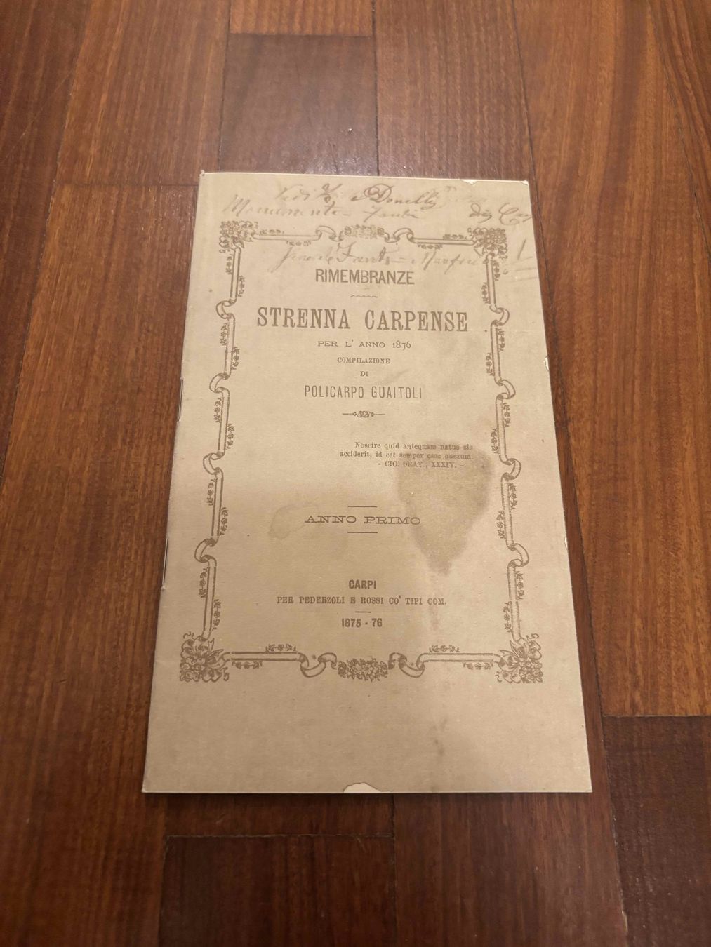 Libri: Carpi dal Cielo – Usato da Lugano venduto da Mark_Young 2