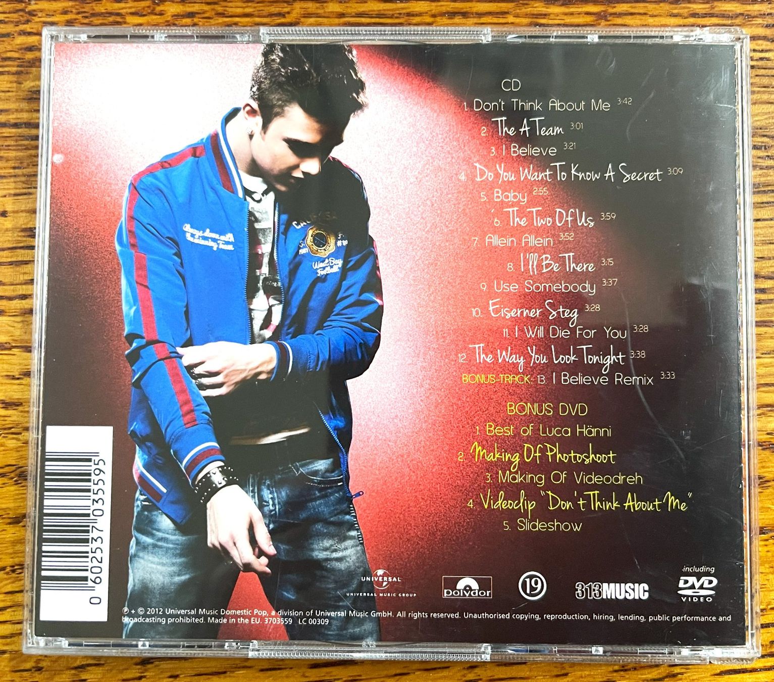 CD: Luca Hanni-My name is Luca CD – Usato da Oftringen venduto da Vucki 1