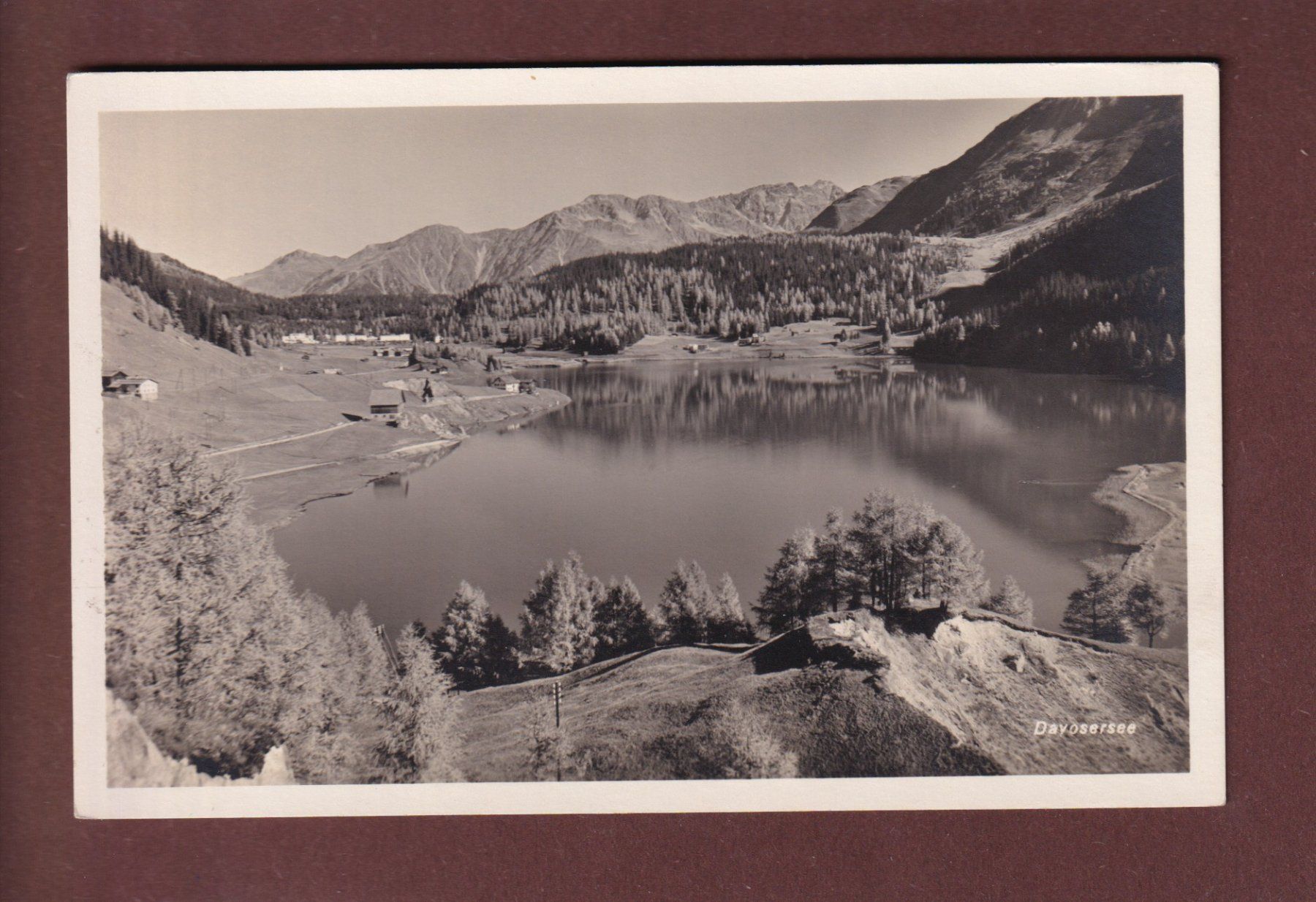 Ansichtskarten: DAVOS - Davosersee – Gebraucht aus Pully von nicecards