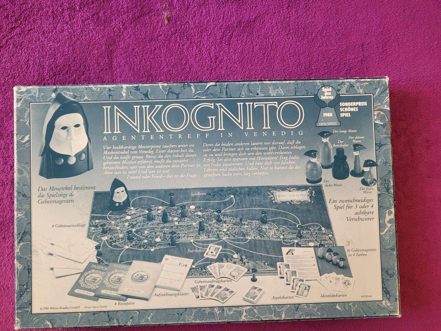 Giochi: Spiel - Inkognito von MB – Usato da Müllheim Dorf venduto da Seeeule01 7