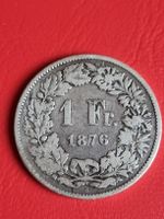1 FRANKEN SILBER - JAHR 1876 SCHWEIZ 