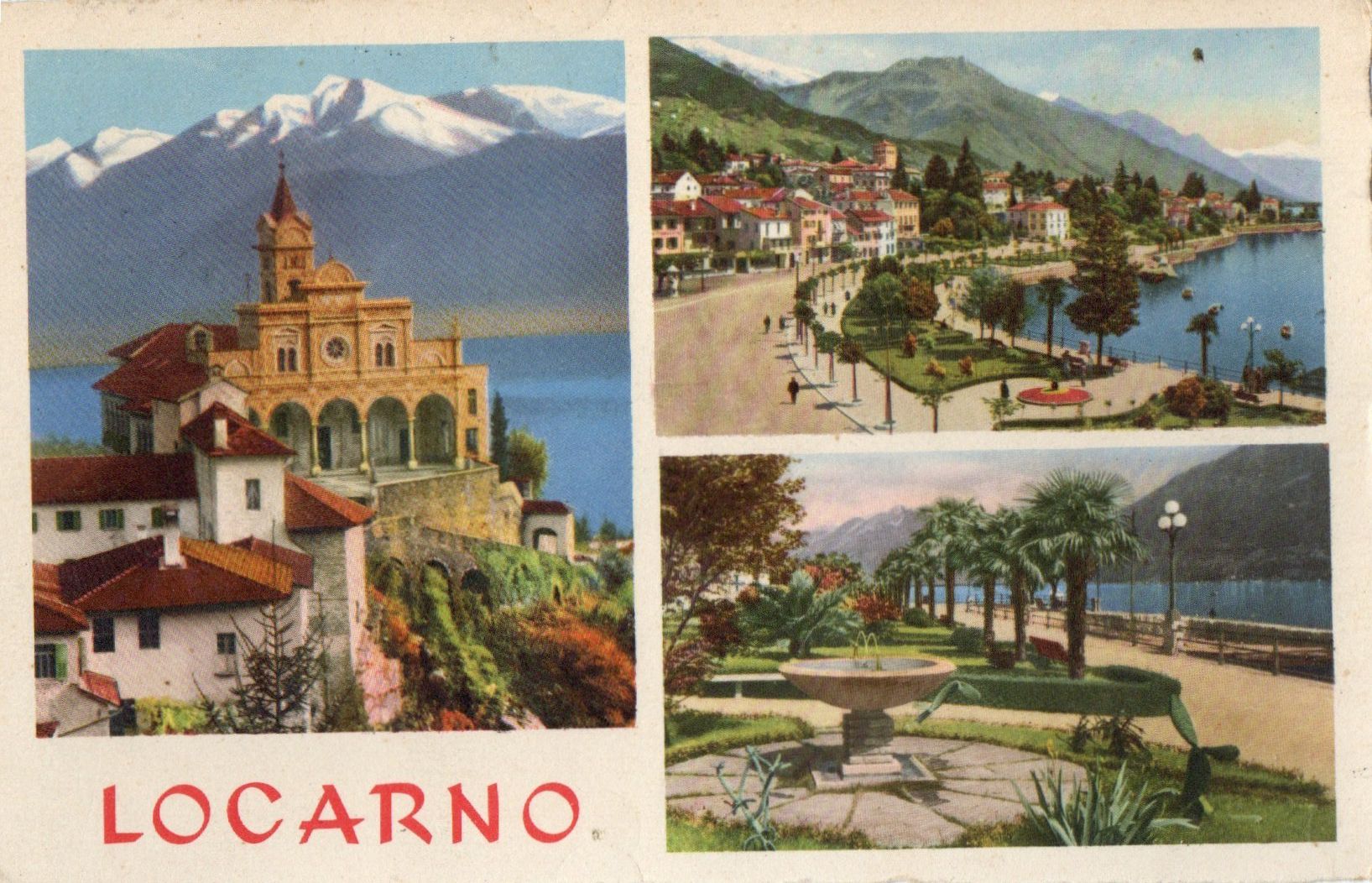 Ansichtskarten: Locarno – Gebraucht aus Melano von pisonsdro
