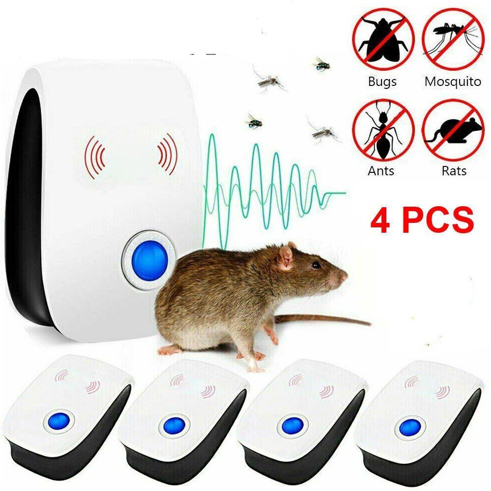 Sonstiges für Haushalt & Wohnen: 4X Ultraschall Mäuseschreck Abwehr Ratten Schädlingsbekämpfe – Neu (gemäss Beschreibung) aus Kirchdorf AG von Apost008