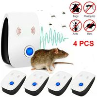 4X Ultraschall Mäuseschreck Abwehr Ratten Schädlingsbekämpfe
