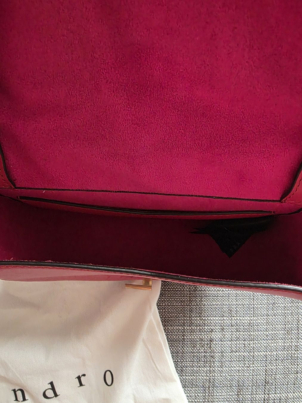 Sandro Taschen für Damen: Sac en cuir rouge Sandro – Gebraucht aus Genève von alex7926 2