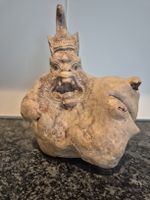Vintage Holzskulptur aus der südostasischen Mythologie